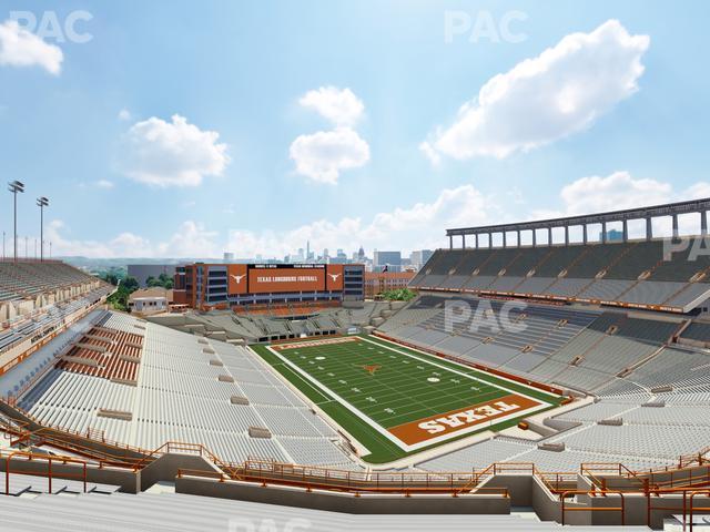 Seating view for Darrell K Royal - Texas Memorial Stadium Section 120