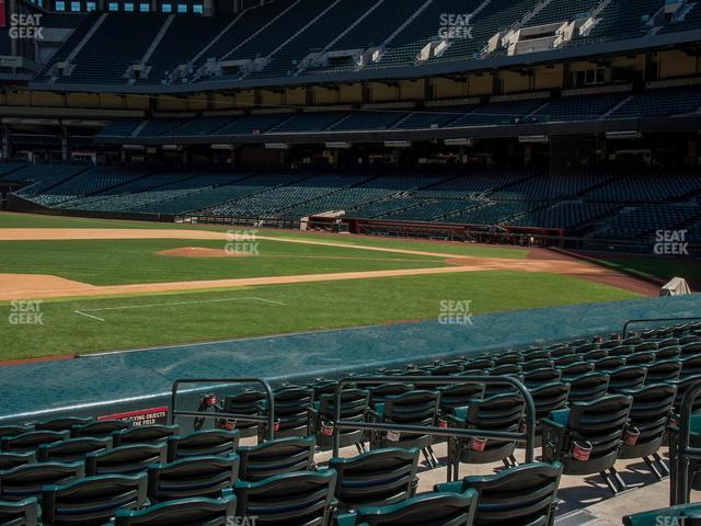 Seating view for Chase Field Section Q