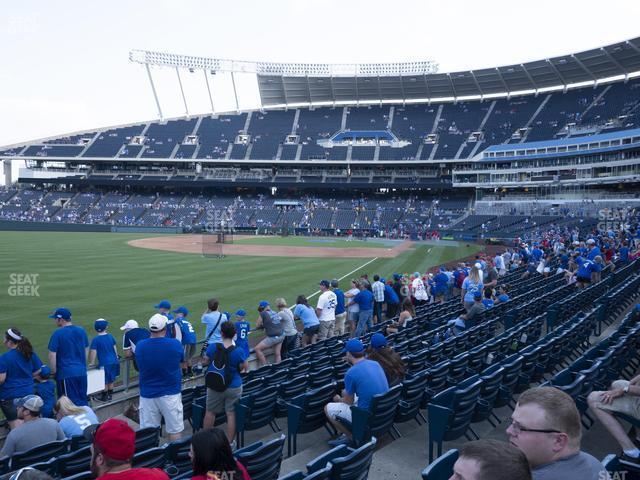 Seating view for Kauffman Stadium Section 109