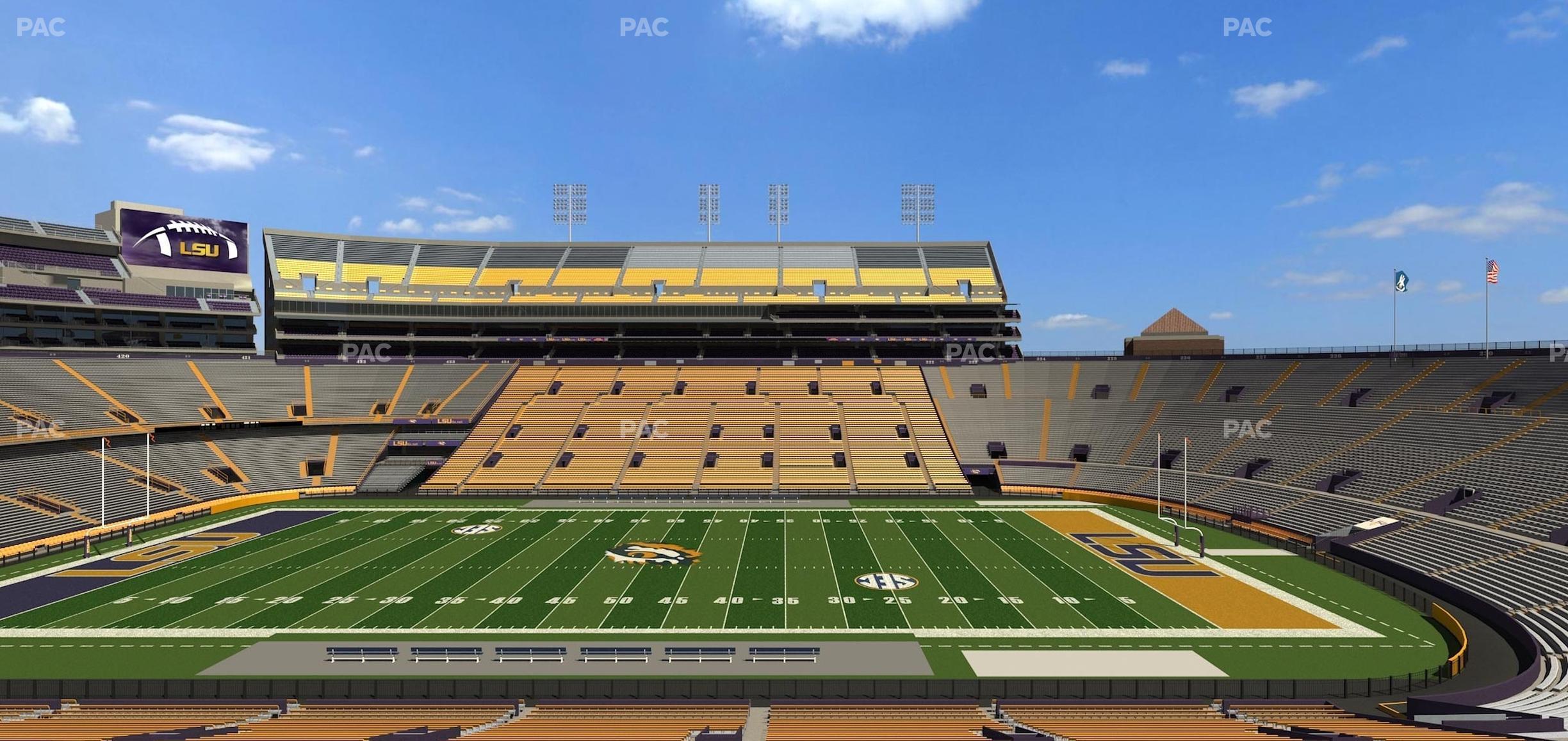 Seating view for Tiger Stadium Section 302