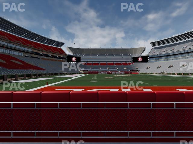 Seating view for Bryant Denny Stadium Section South Field Suite 1