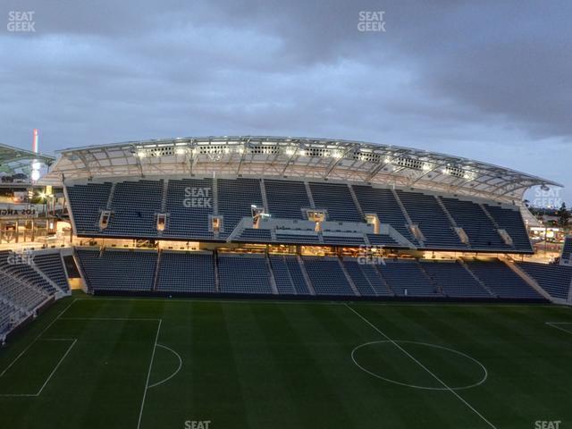 Seating view for BMO Stadium Section Sunset Deck Suite 10