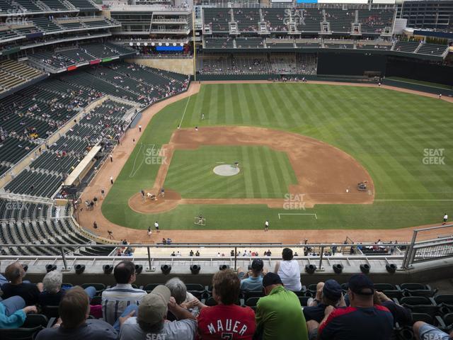 Seating view for Target Field Section 310