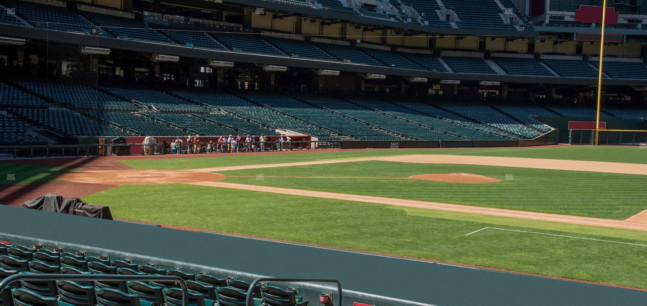 Seating view for Chase Field Section D