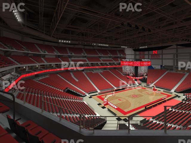 Seating view for Pinnacle Bank Arena Section 208