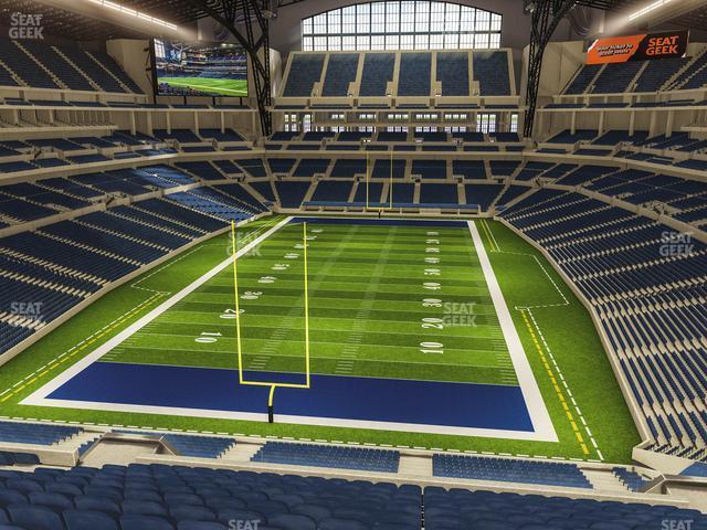 Seating view for Lucas Oil Stadium Section 452