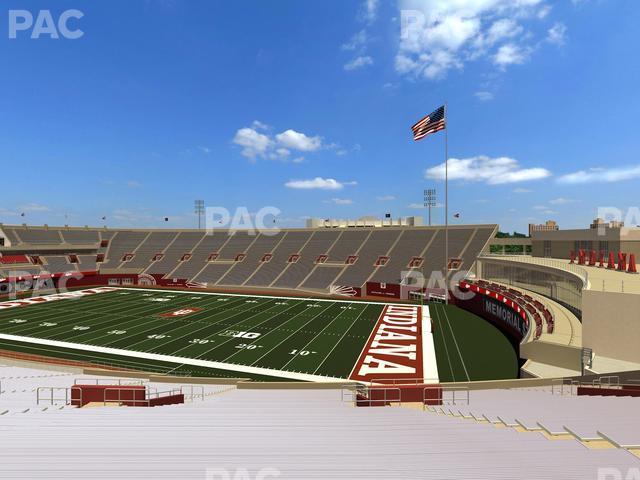 Seating view for Memorial Stadium - Indiana Section 2