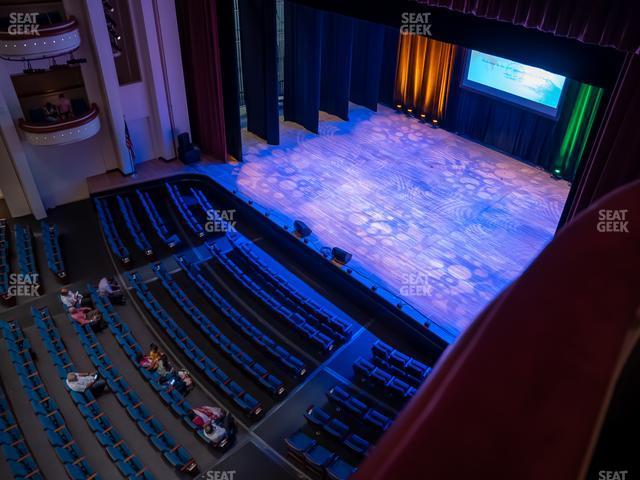 Seating view for Belk Theater at Blumenthal Performing Arts Center Section Balcony Box Right 1