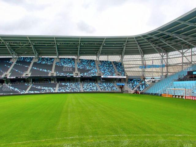 Seating view for Allianz Field Section Field Club 2