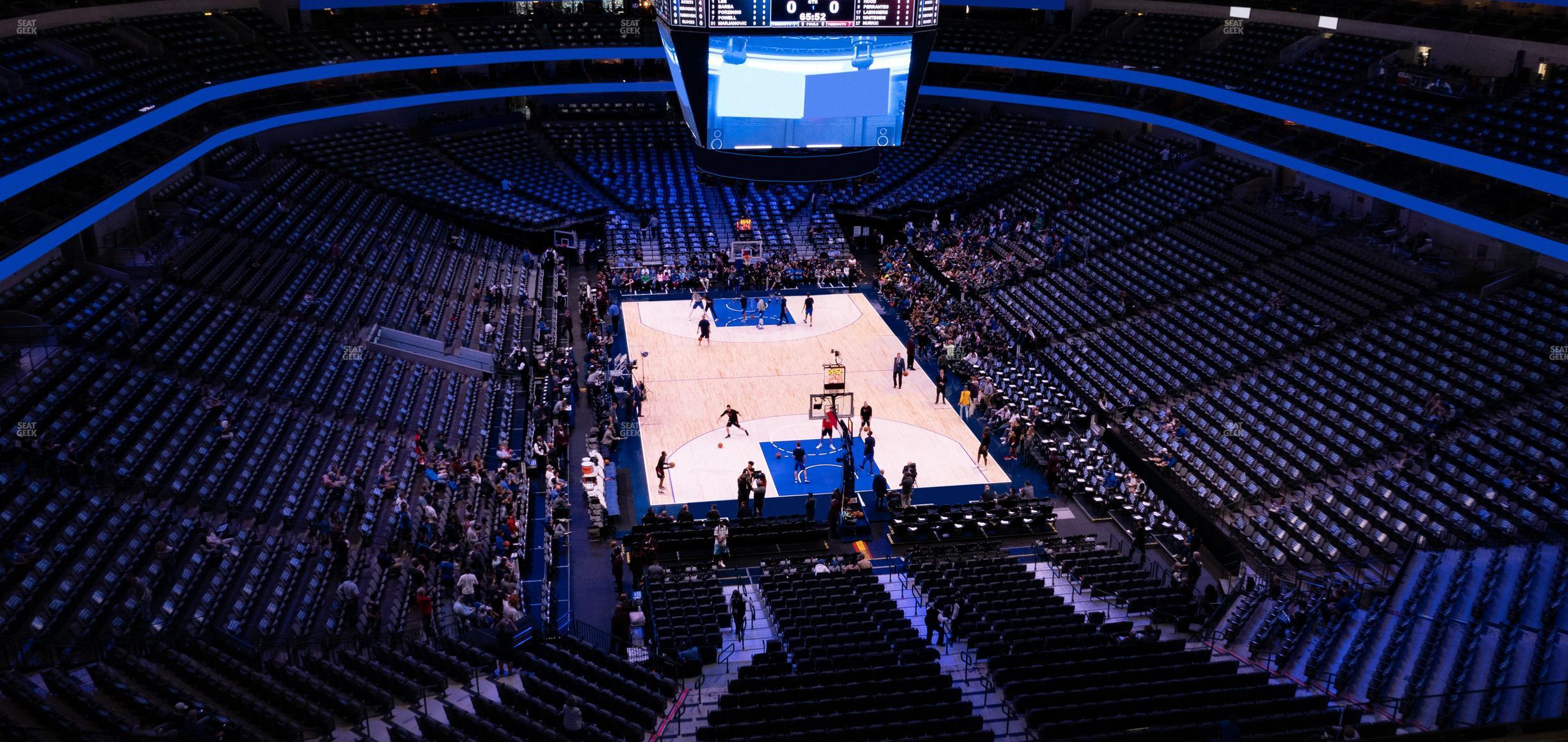 Seating view for American Airlines Center Section 319