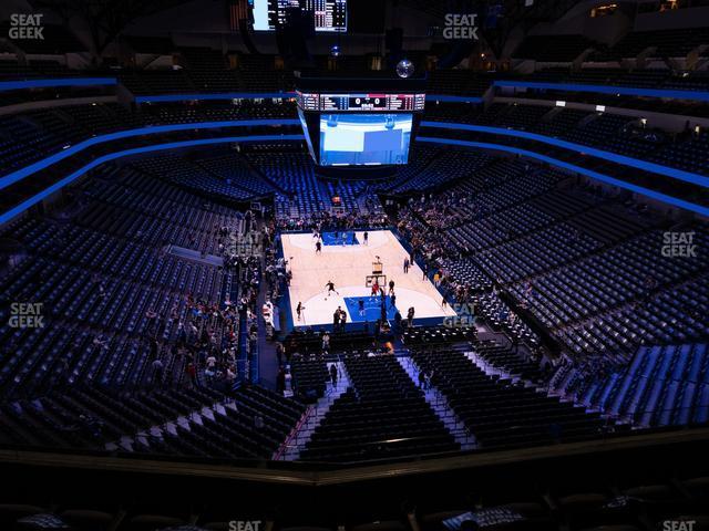 Seating view for American Airlines Center Section 319