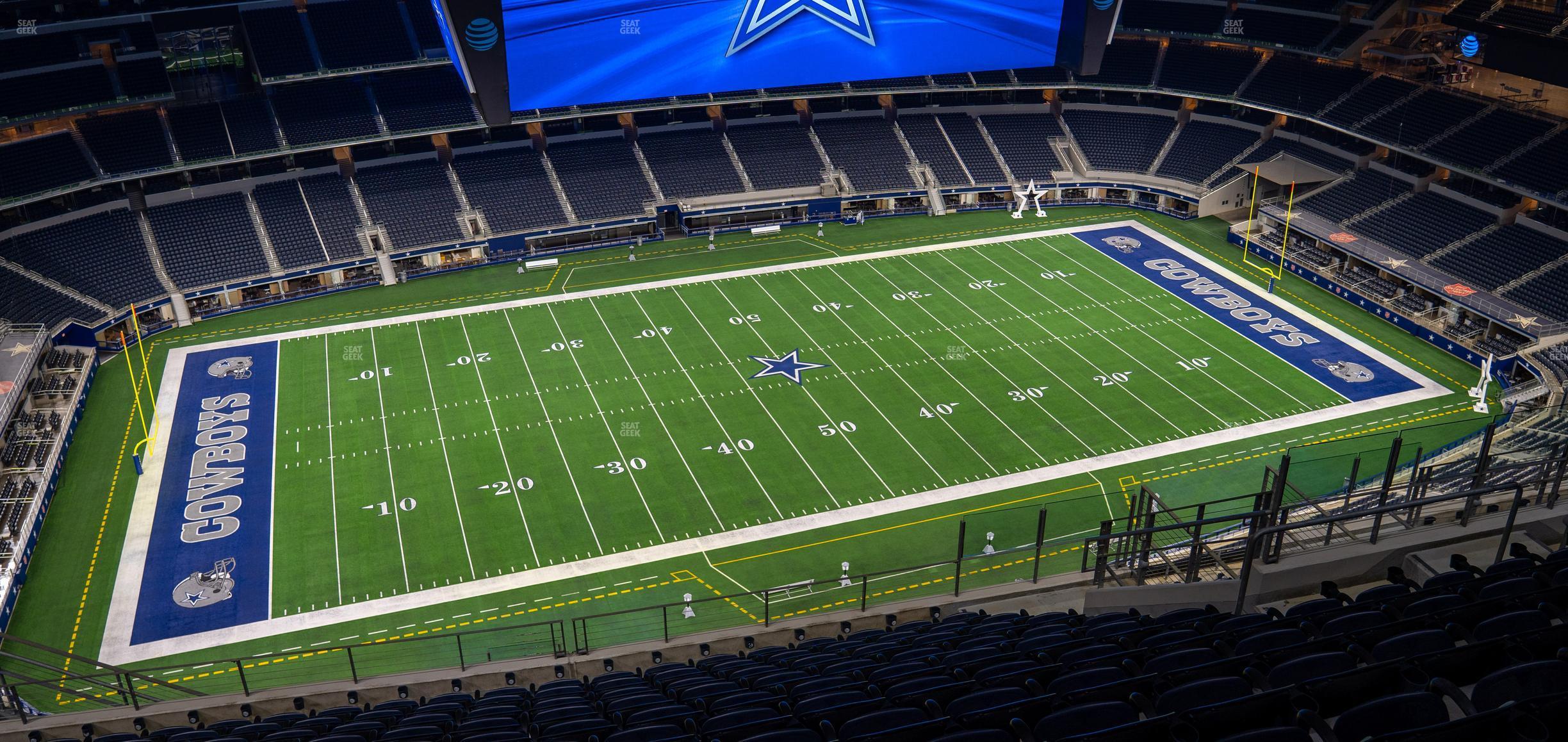 Seating view for AT&T Stadium Section 415