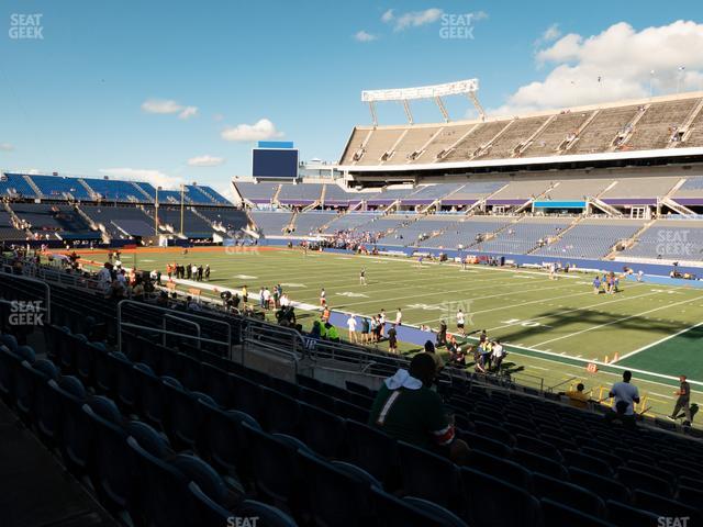 Seating view for Camping World Stadium Section 129