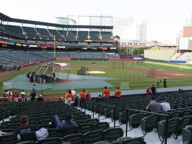 Seating view for Oriole Park at Camden Yards Section 28