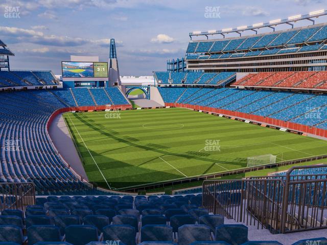 Seating view for Gillette Stadium Section 223