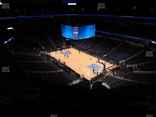 Seating view for FedExForum Section 213