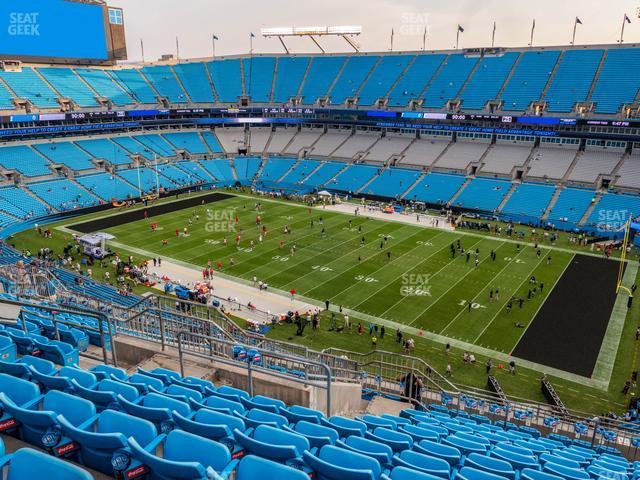 Seating view for Bank of America Stadium Section 510