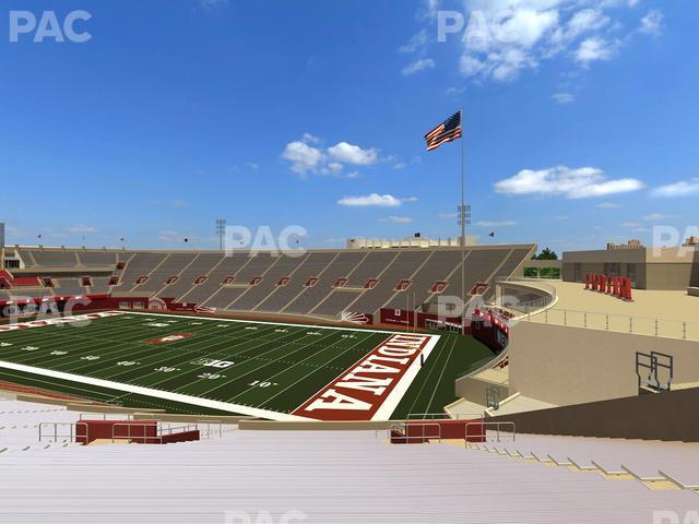 Seating view for Memorial Stadium - Indiana Section 1