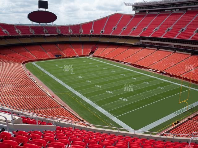 Seating view for GEHA Field at Arrowhead Stadium Section 340