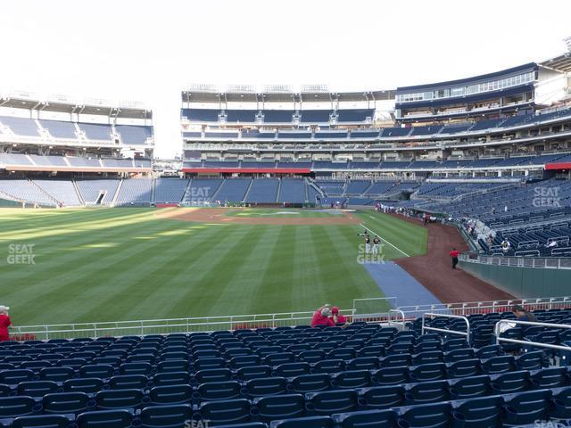 Seating view for Nationals Park Section 105