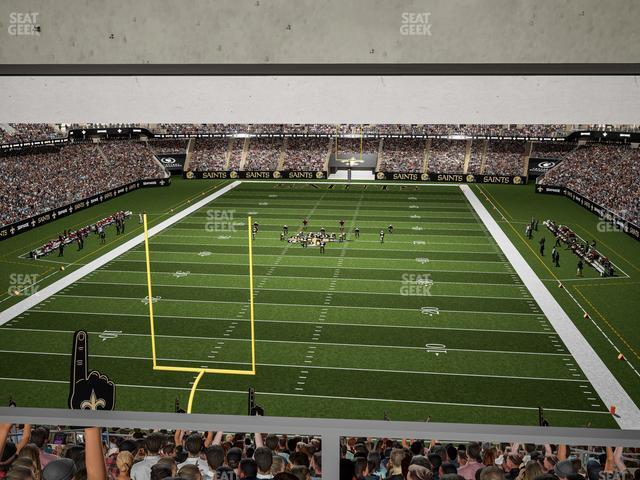 Seating view for Caesars Superdome Section Suite 388