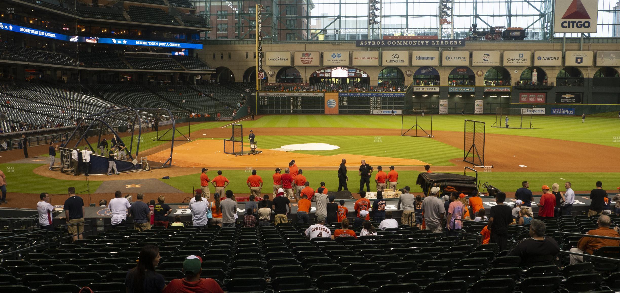 Seating view for Minute Maid Park Section 125