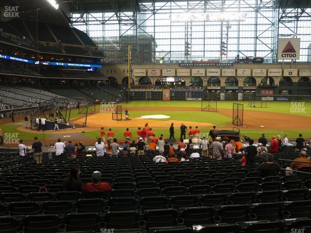 Seating view for Minute Maid Park Section 125