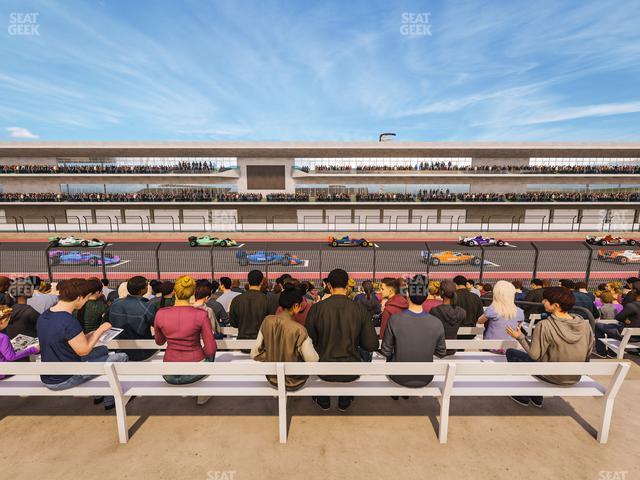 Seating view for Circuit of The Americas Section Main Grandstand Loge 18 C