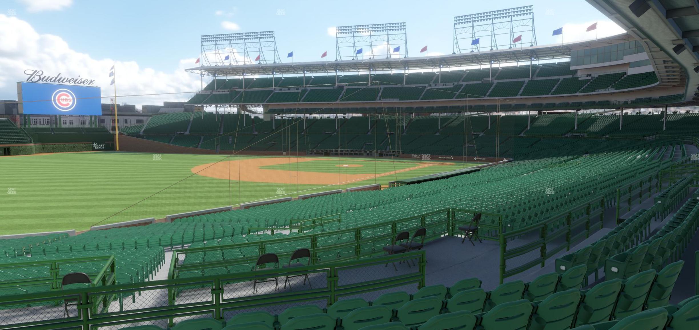 Seating view for Wrigley Field Section 205