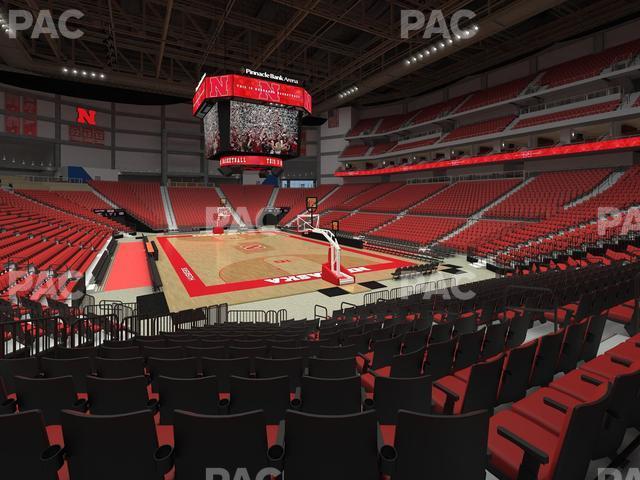 Seating view for Pinnacle Bank Arena Section 113