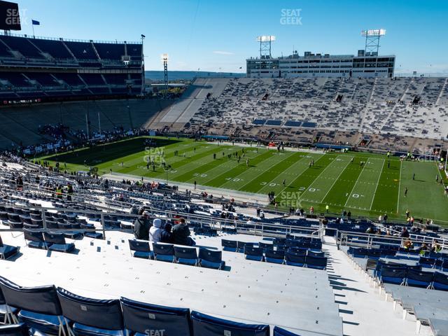 Seating view for Beaver Stadium Section East J Upper