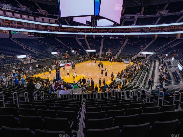 Seating view for Chase Center Section 120