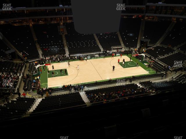 Seating view for Fiserv Forum Section 209