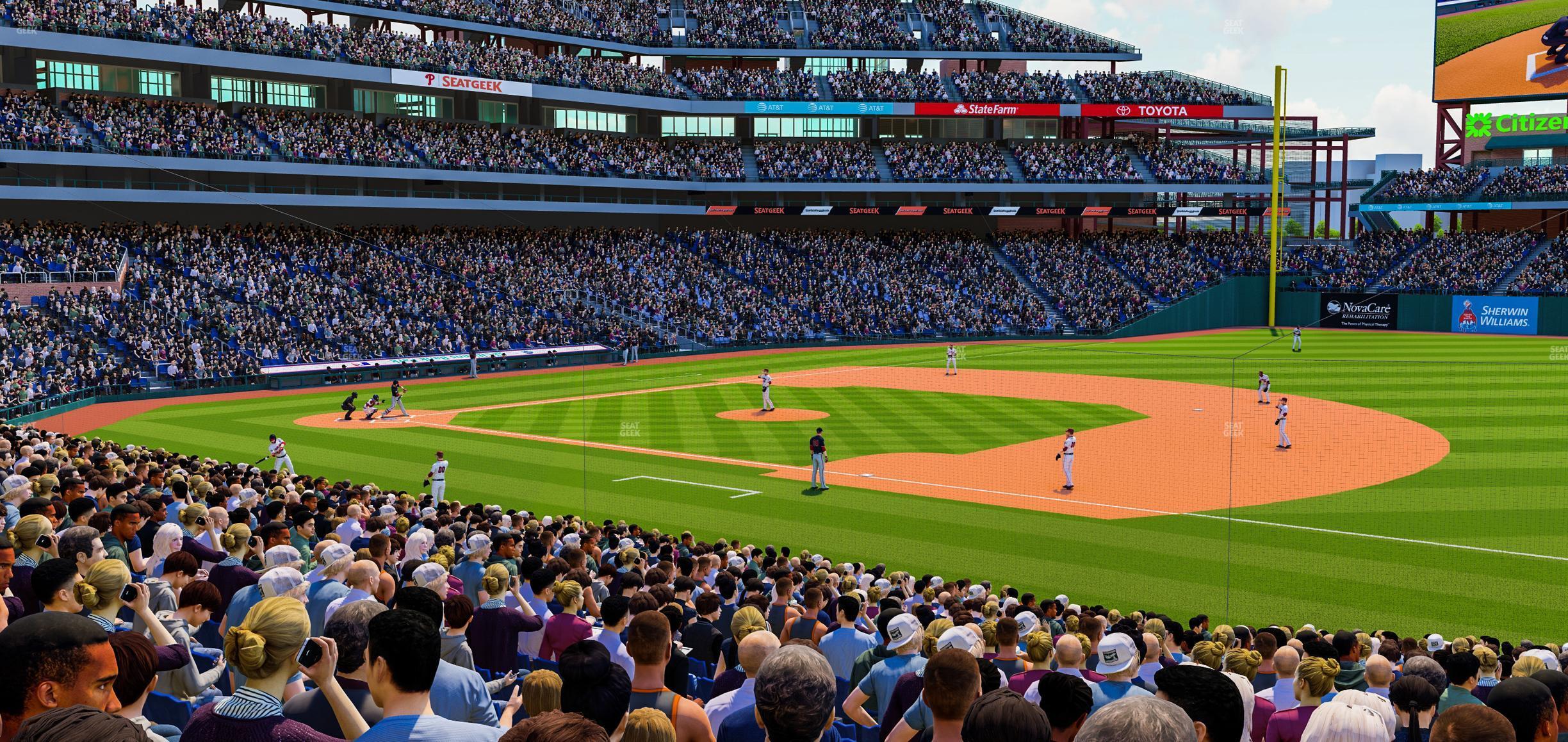 Seating view for Citizens Bank Park Section 113