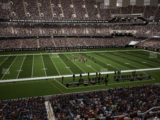 Seating view for Caesars Superdome Section 338