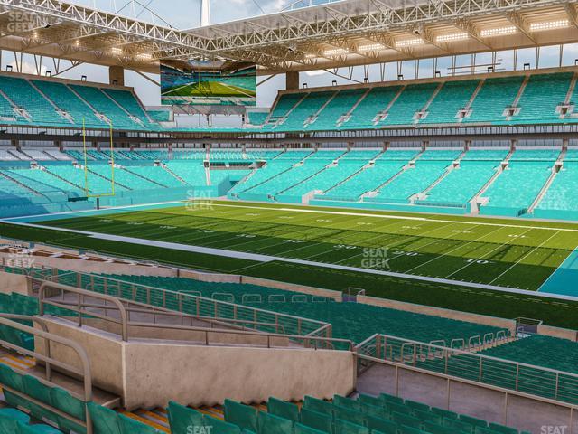 Seating view for Hard Rock Stadium Section 242