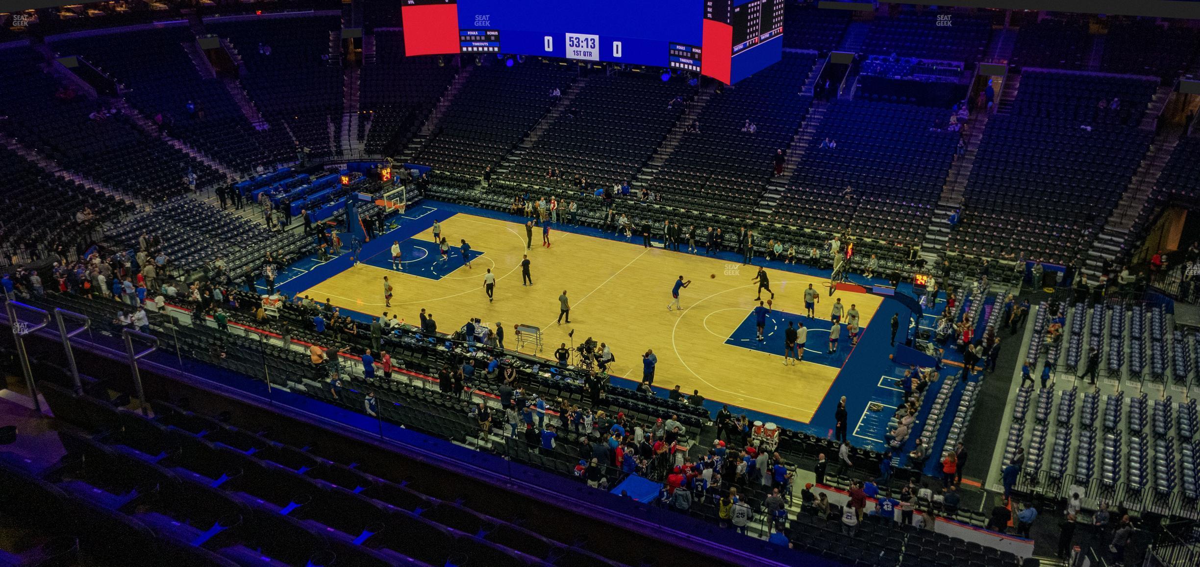 Seating view for Wells Fargo Center Section 203