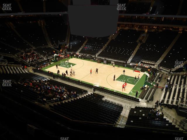 Seating view for Fiserv Forum Section 206