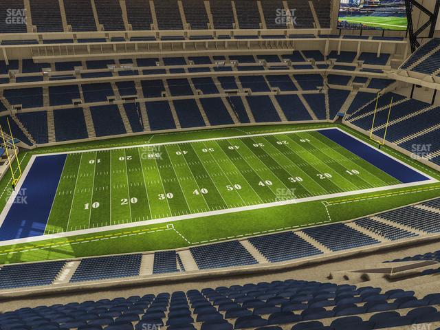 Seating view for Lucas Oil Stadium Section 615