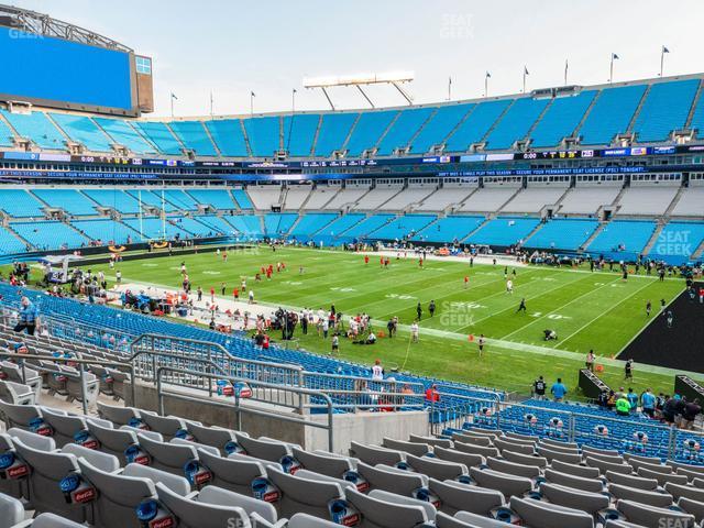 Seating view for Bank of America Stadium Section 311