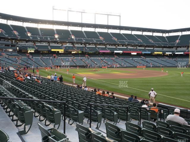 Seating view for Oriole Park at Camden Yards Section 8