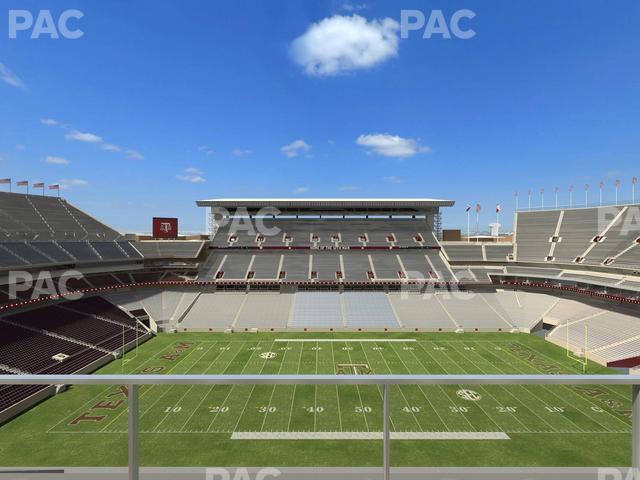 Seating view for Kyle Field Section 307