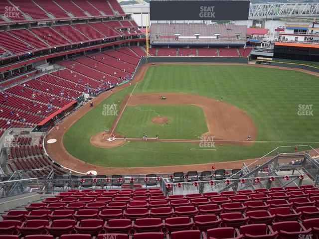 Seating view for Great American Ball Park Section 529