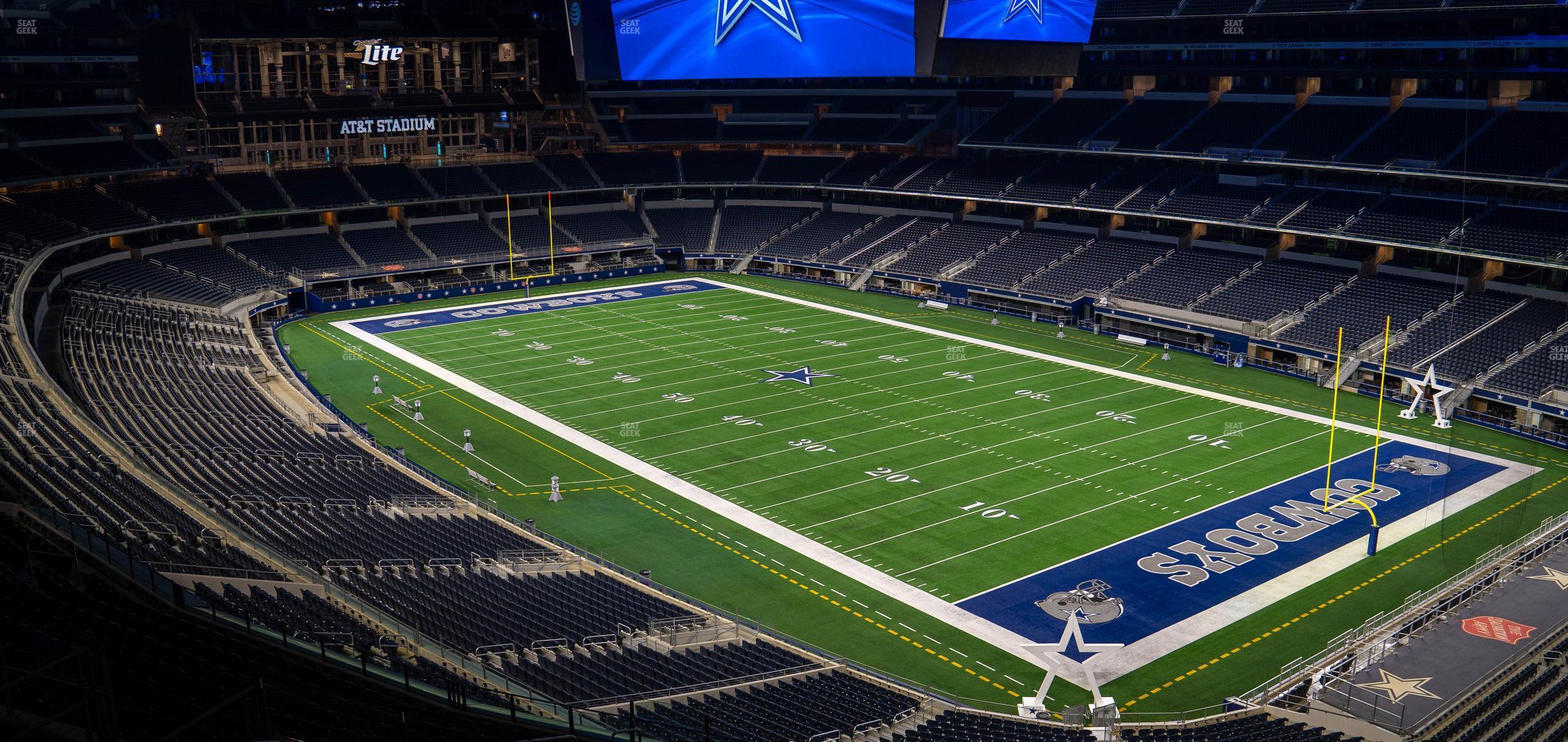 Seating view for AT&T Stadium Section Silver Suite 429