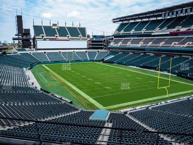 Seating view for Lincoln Financial Field Section M 7