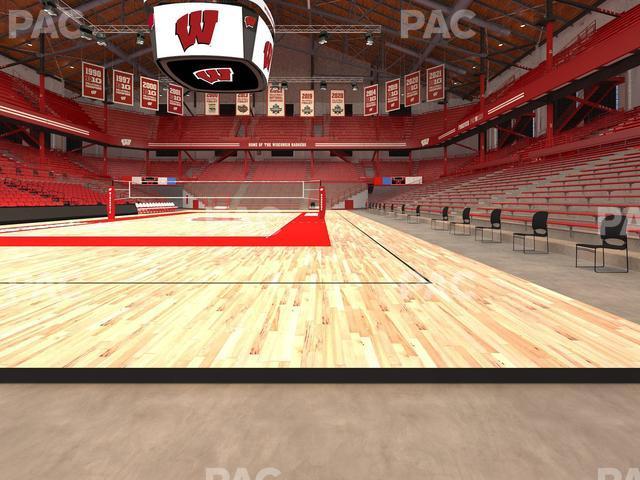 Seating view for Wisconsin Field House Section Wc V