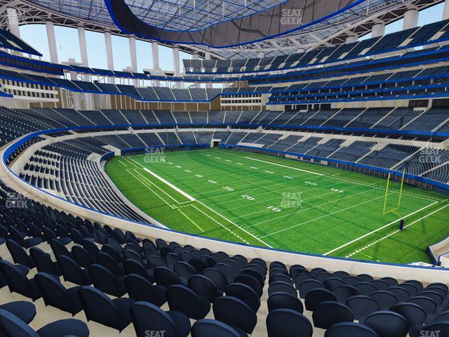 Seating view for SoFi Stadium Section 227