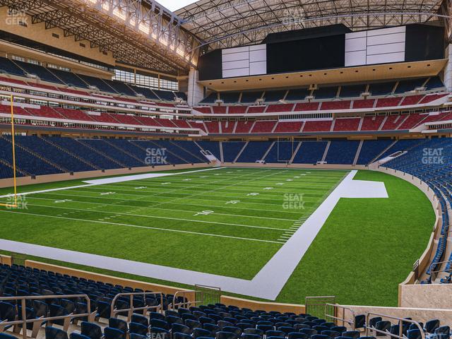 Seating view for NRG Stadium Section 114