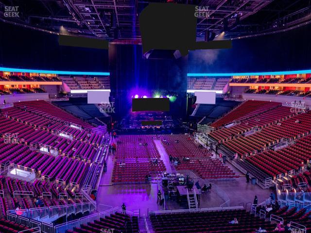 Seating view for KFC Yum! Center Section 211