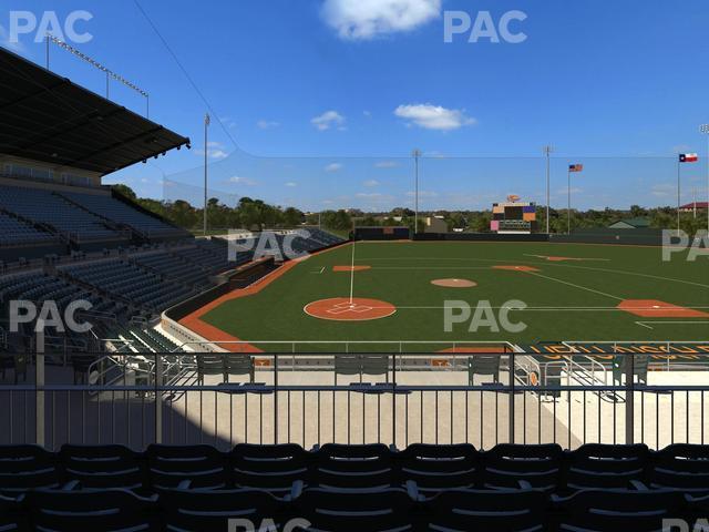 Seating view for UFCU Disch-Falk Field Section 103